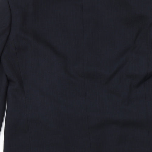 ARMANDO Mens Blue Polyester Jacket Suit Jacket Size 38 Regular
