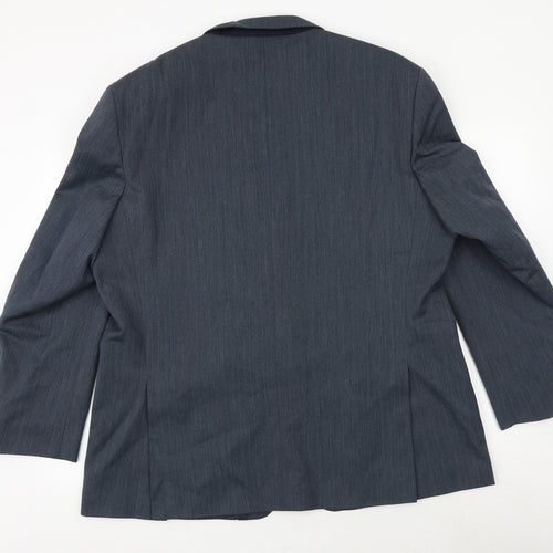 Debenhams Mens Blue Polyester Jacket Suit Jacket Size 48 Regular