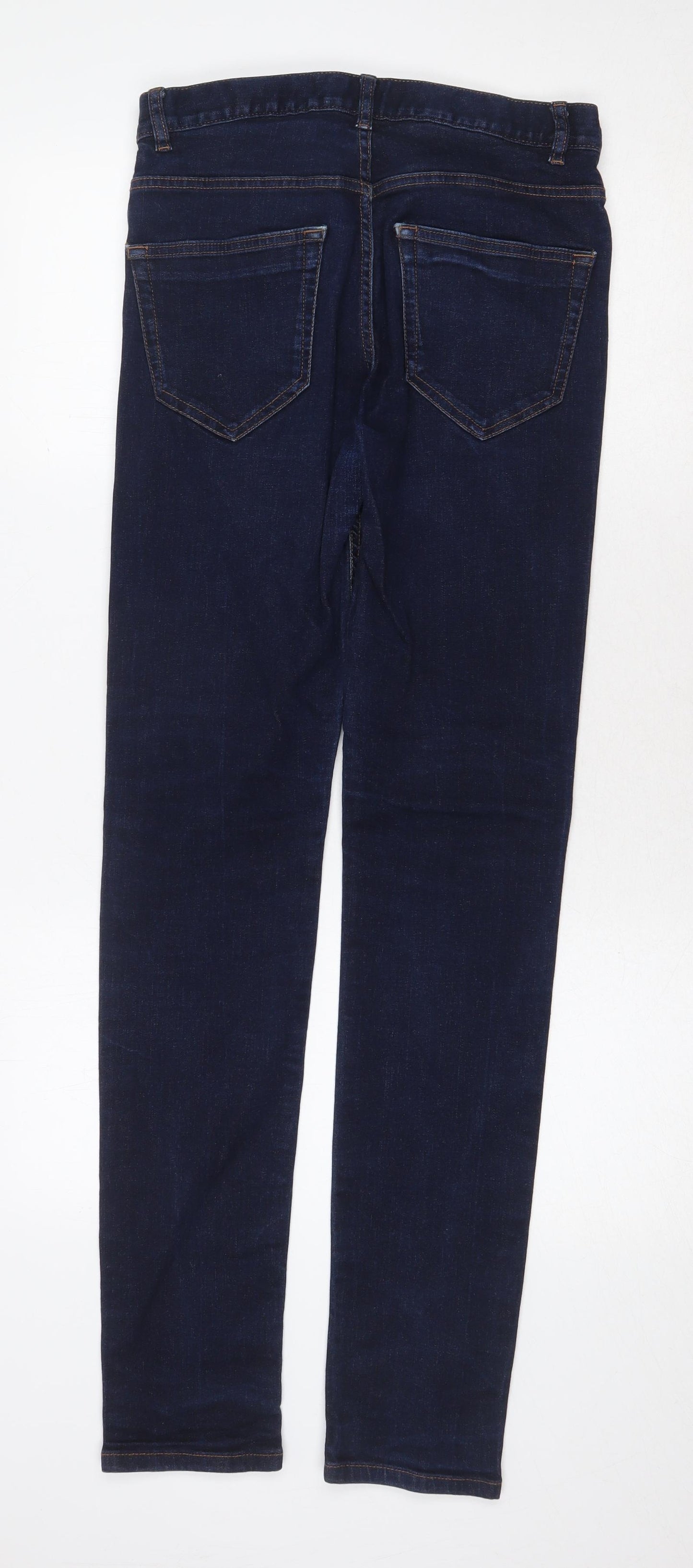 NEXT Mens Blue Cotton Skinny Jeans Size 30 in Regular Zip