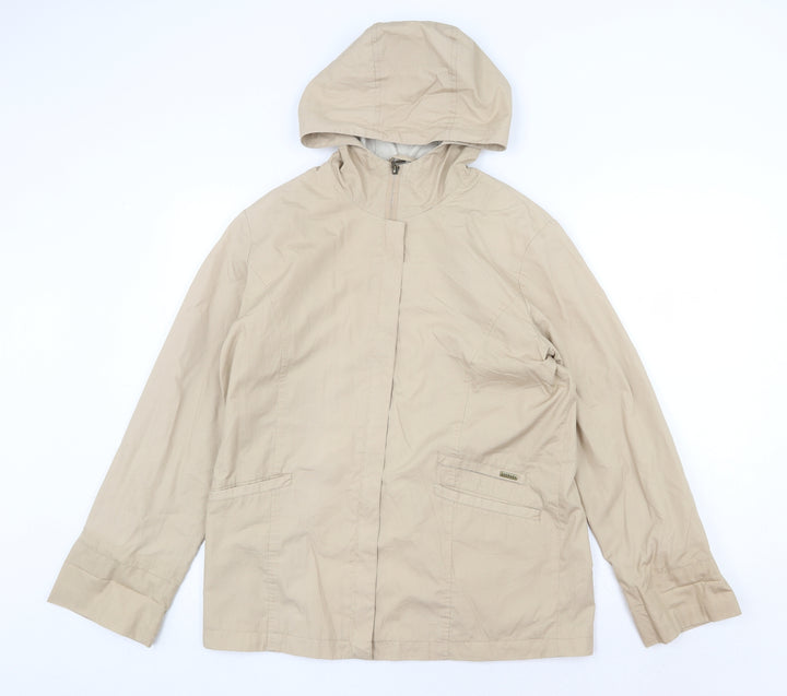 Astraka Womens Beige Jacket Size S Zip