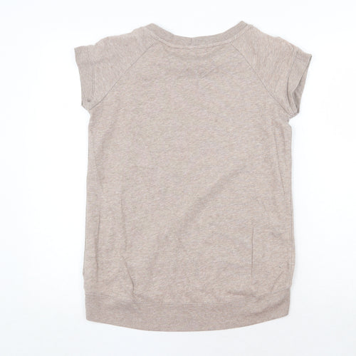By Corpus Womens Beige Cotton Pullover Sweatshirt Size M Pullover