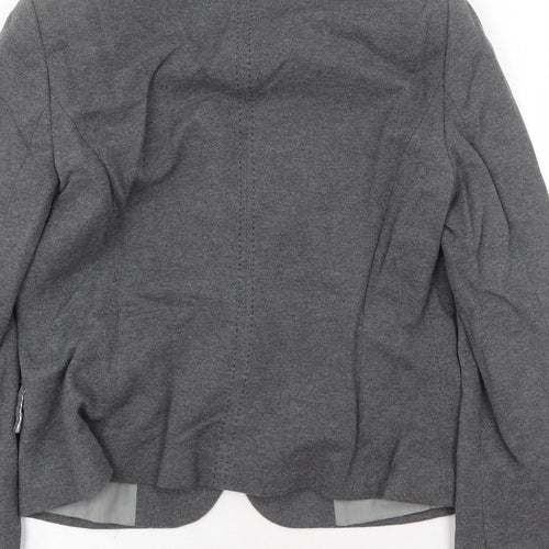 Marks and Spencer Womens Grey Jacket Blazer Size 12 Button