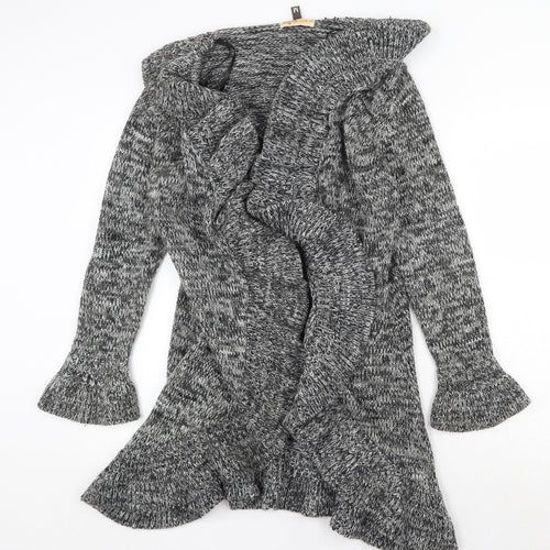 Sakura Womens Green V-Neck Wool Cardigan Jumper Size M