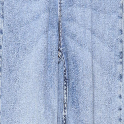 Pieces Womens Blue Cotton Skinny Jeans Size XS Regular Zip