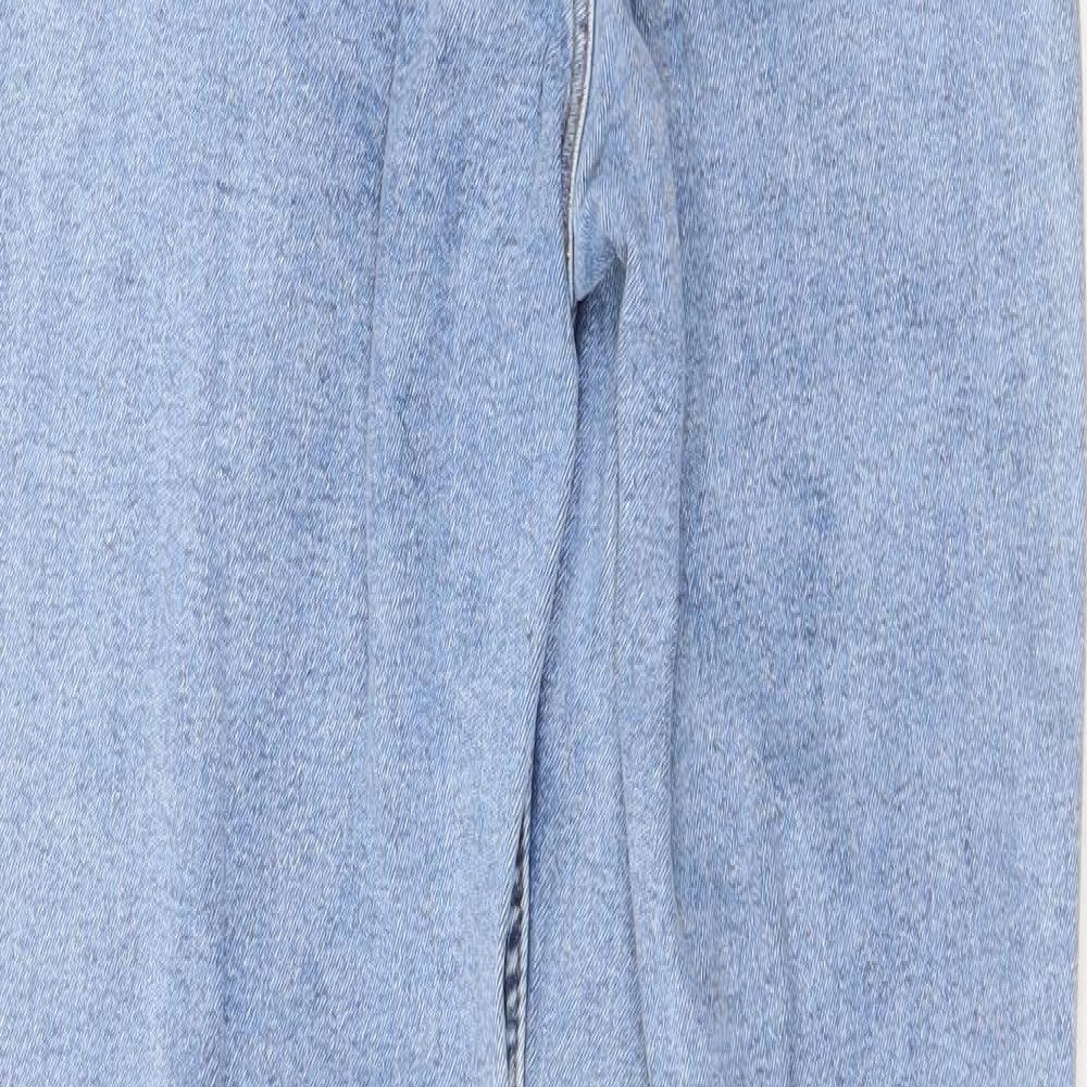Pieces Womens Blue Cotton Skinny Jeans Size XS Regular Zip