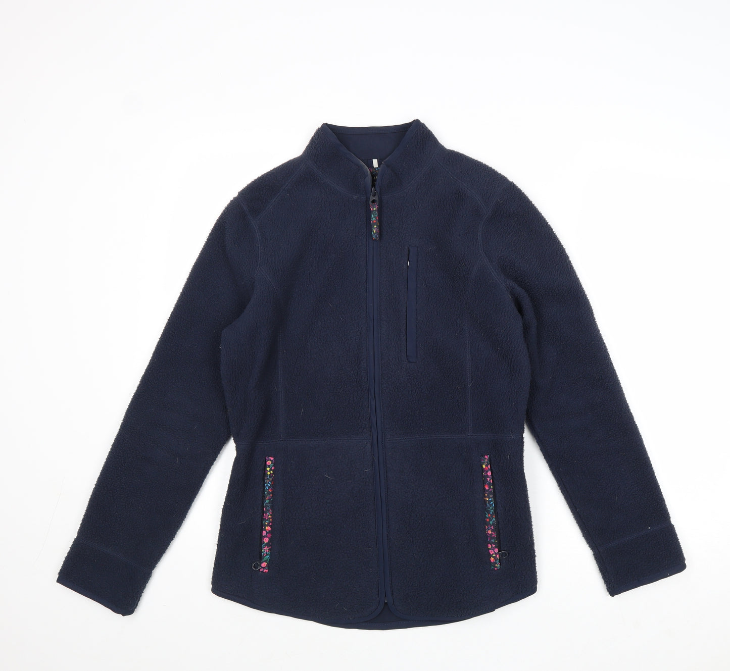 Joules Womens Blue Jacket Size 10 Zip