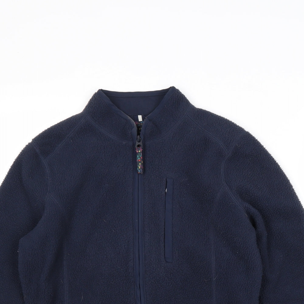 Joules Womens Blue Jacket Size 10 Zip