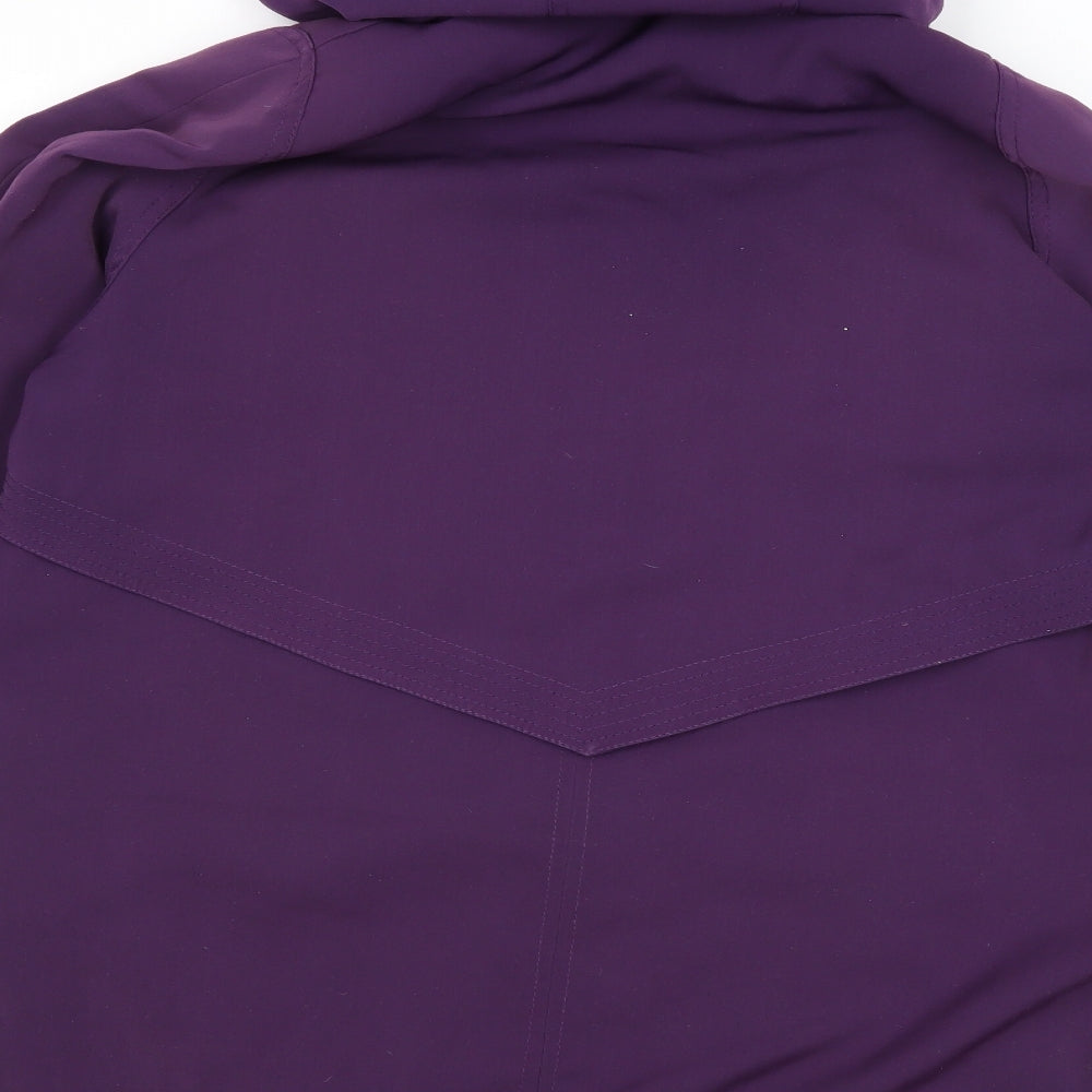 EWM Womens Purple Jacket Size 14 Zip