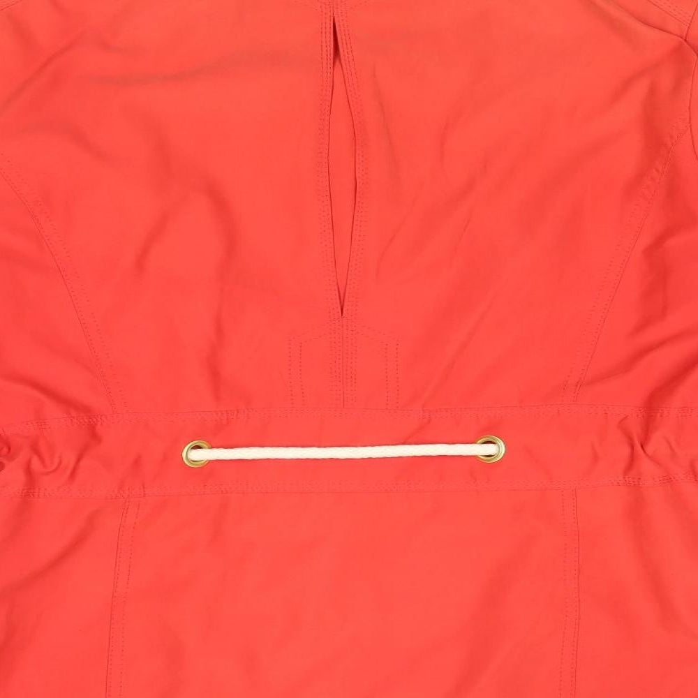 Marks and Spencer Womens Red Jacket Size 14 Zip