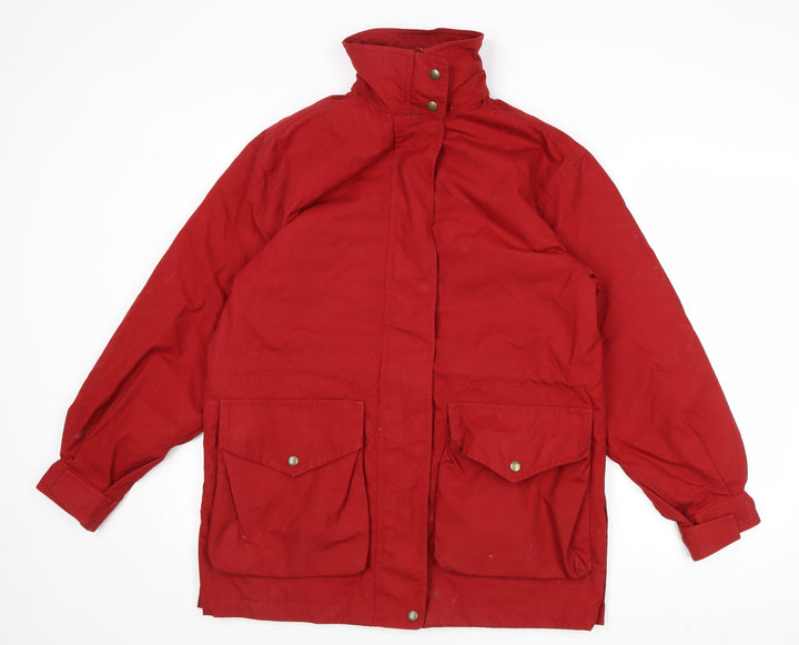 Lands' End Womens Red Jacket Size 6 Zip - Size 6-8