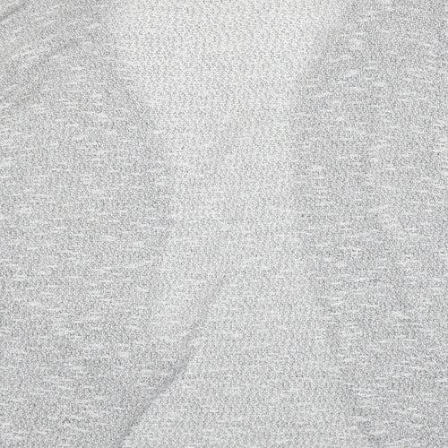 Miss Selfridge Womens Grey V-Neck Viscose Cardigan Jumper Size 10