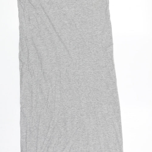 Brave Soul Womens Green Cotton Tank Dress Size M Round Neck Pullover