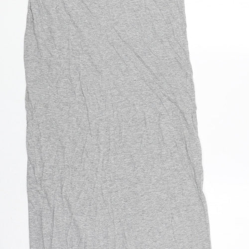 Brave Soul Womens Green Cotton Tank Dress Size M Round Neck Pullover