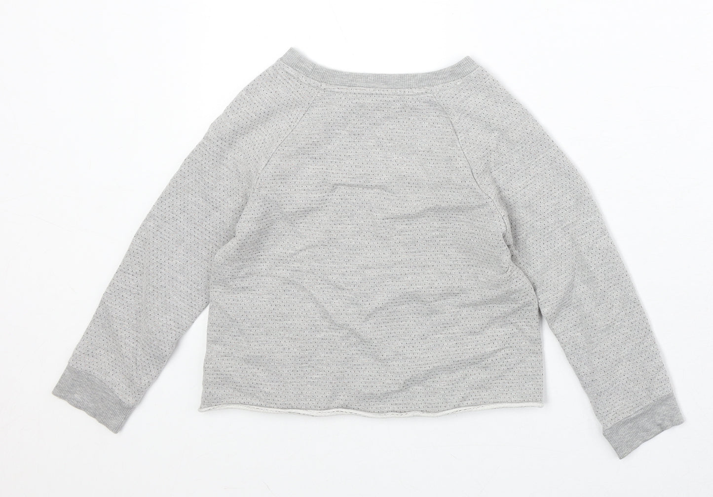 NEXT Girls Green Cotton Pullover Sweatshirt Size 6 Years Pullover