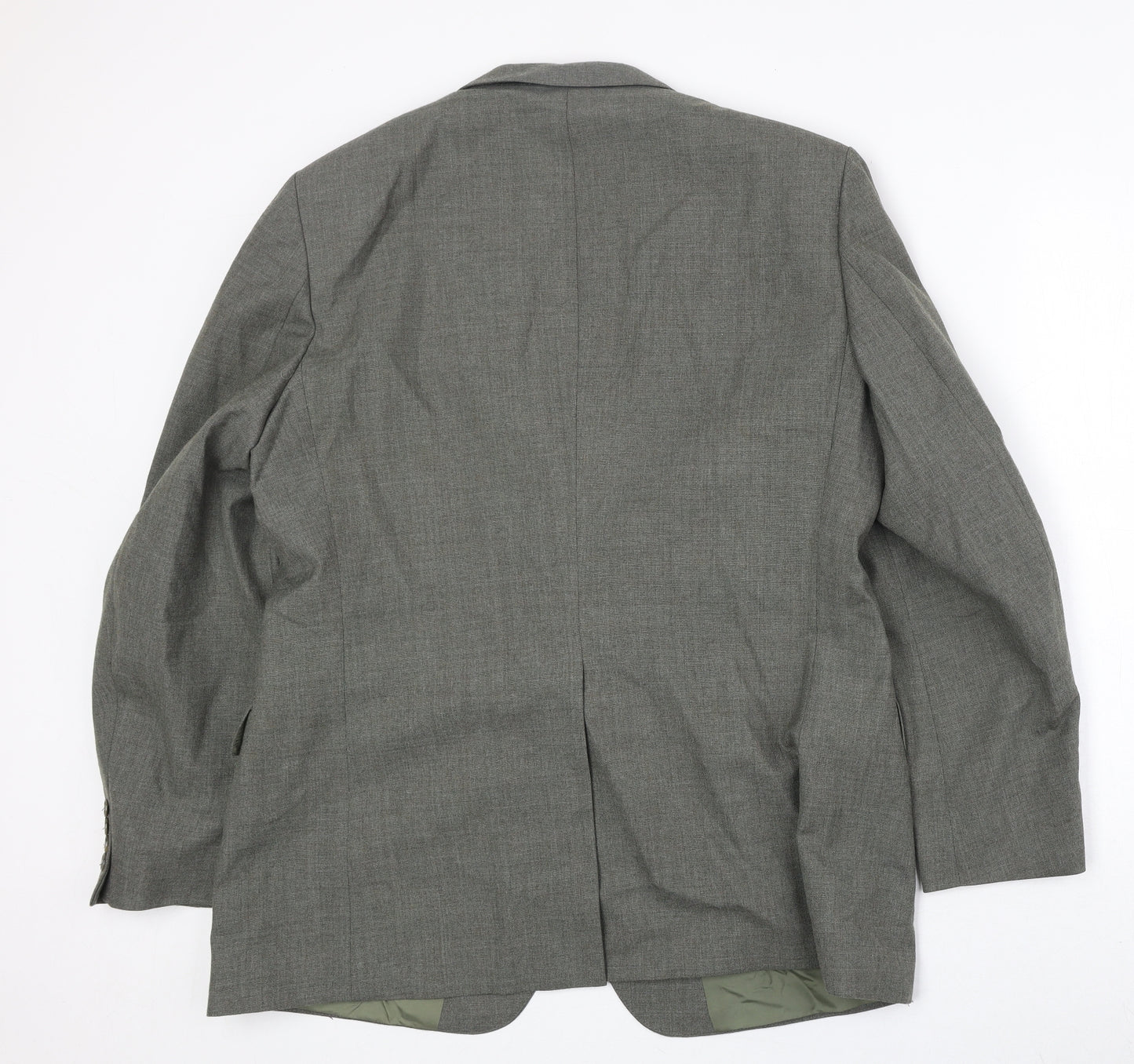 Marks and Spencer Mens Grey Polyester Jacket Suit Jacket Size 44 Regular