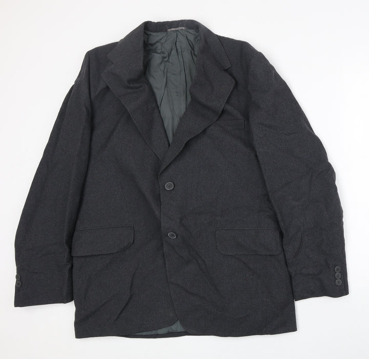 Marks and Spencer Mens Grey Wool Jacket Suit Jacket Size 42 Regular