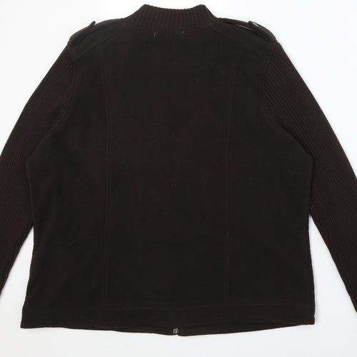 Klass Womens Brown Jacket Size XL Zip