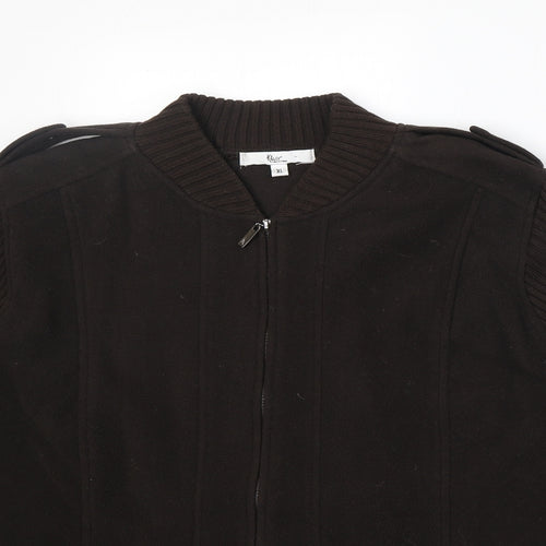 Klass Womens Brown Jacket Size XL Zip