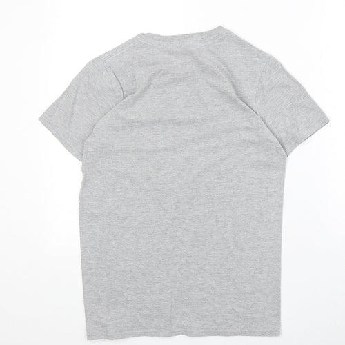Boohoo Womens Green Cotton Basic T-Shirt Size S Round Neck - California