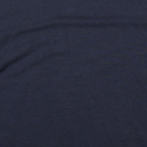 Bonmarché Womens Blue V-Neck Polyester Pullover Jumper Size L