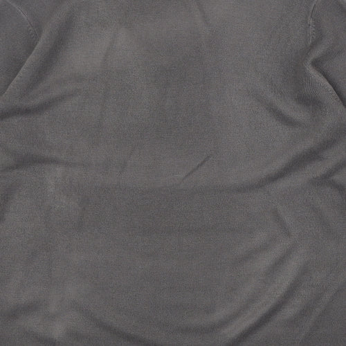 Damart Womens Brown V-Neck Acrylic Pullover Jumper Size 14 - Size 14-16