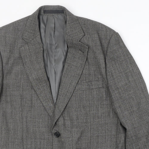 Marks and Spencer Mens Grey Wool Jacket Suit Jacket Size 40 Regular