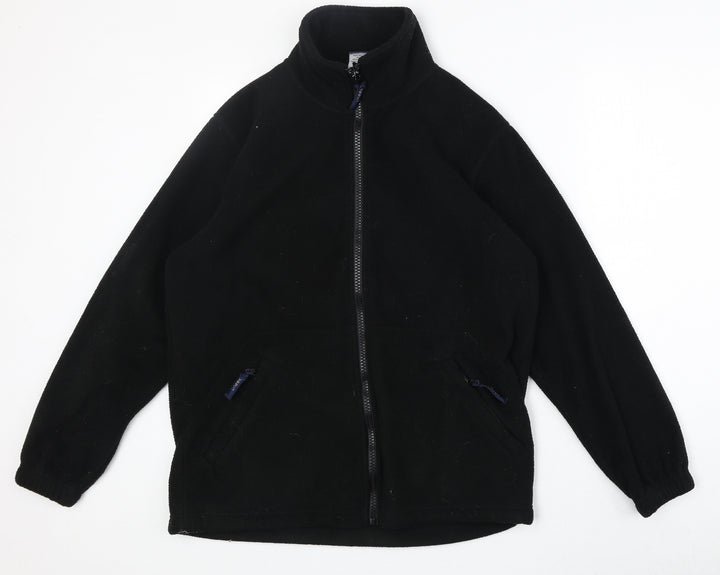 Uneek Womens Black Jacket Size S Zip