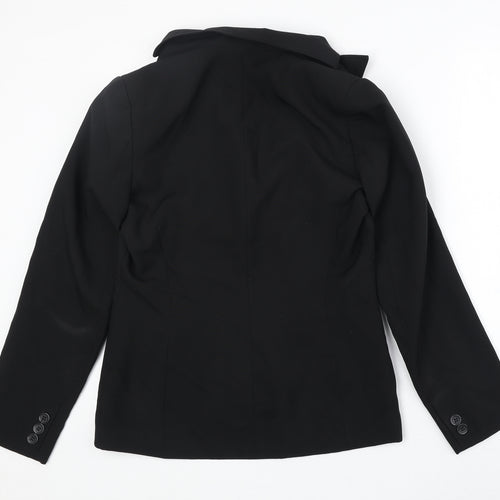 Dorothy Perkins Womens Black Polyester Jacket Blazer Size 12