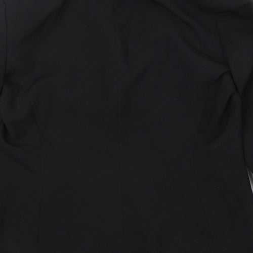 Dorothy Perkins Womens Black Polyester Jacket Blazer Size 12