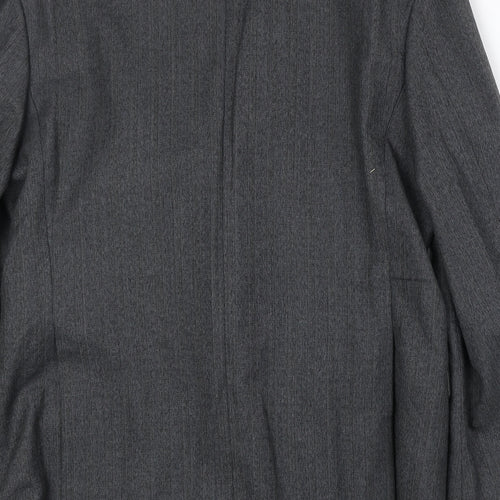 James Barry Mens Grey Polyester Jacket Suit Jacket Size 42 Regular