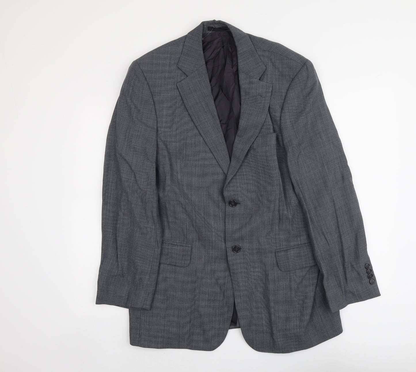 Marks and Spencer Mens Grey Wool Jacket Suit Jacket Size 40 Regular