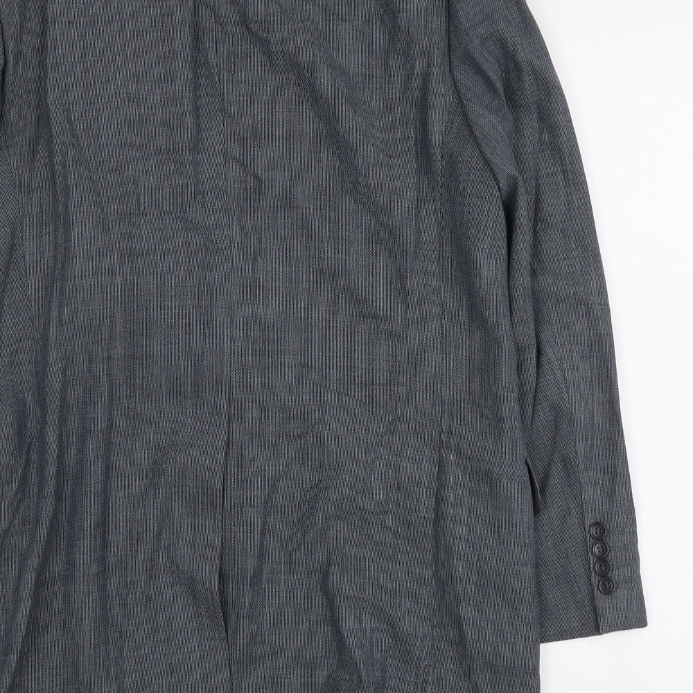 Marks and Spencer Mens Grey Wool Jacket Suit Jacket Size 40 Regular