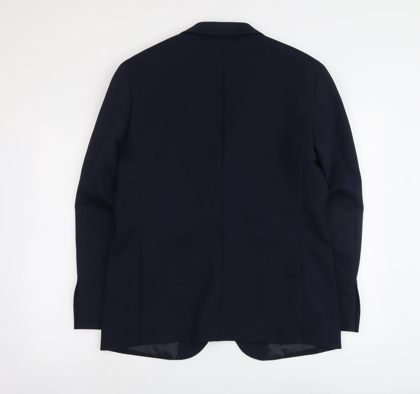 Marks and Spencer Mens Blue Polyester Jacket Suit Jacket Size 40 Regular