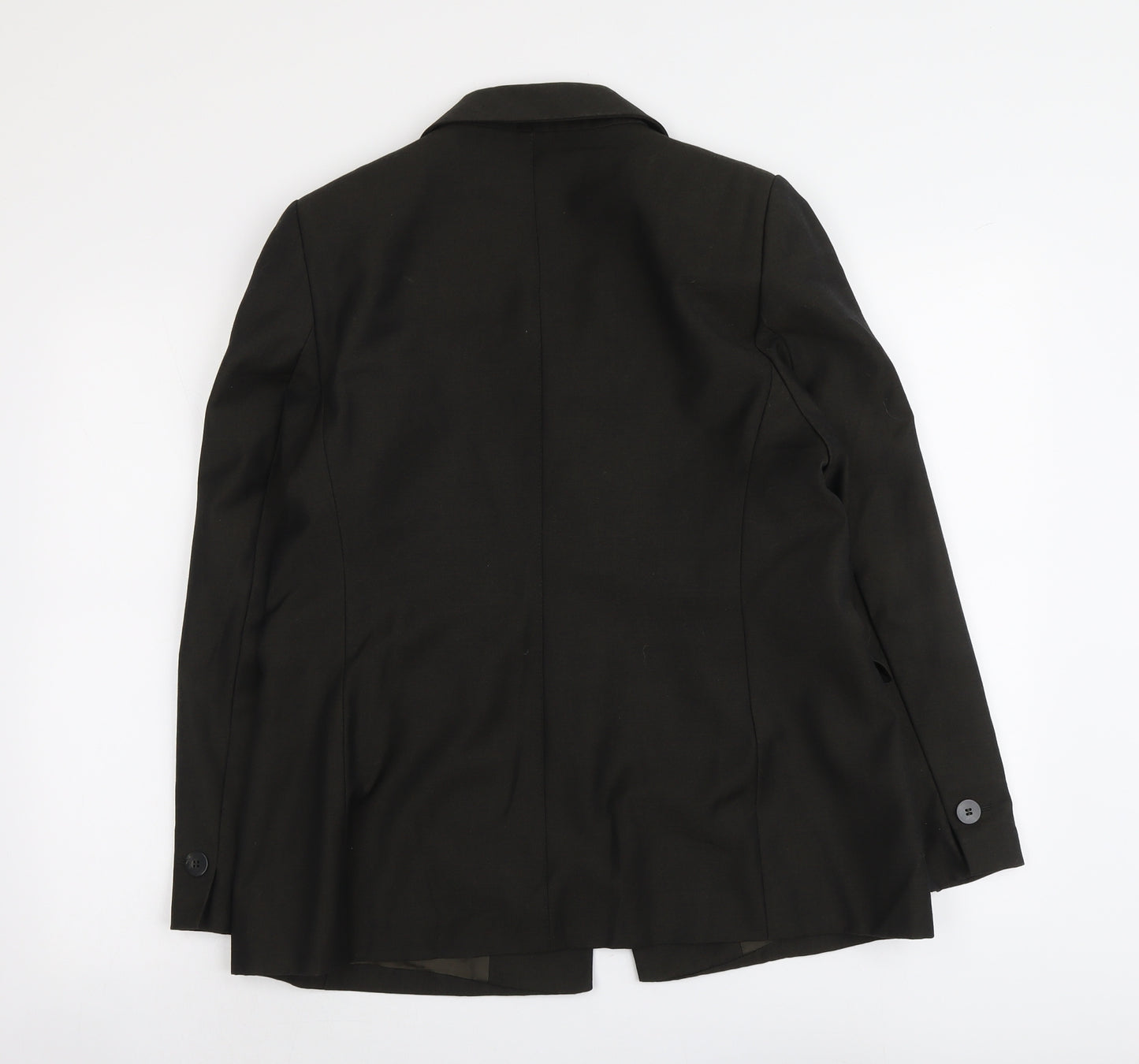 Marks and Spencer Womens Brown Wool Jacket Suit Jacket Size 16