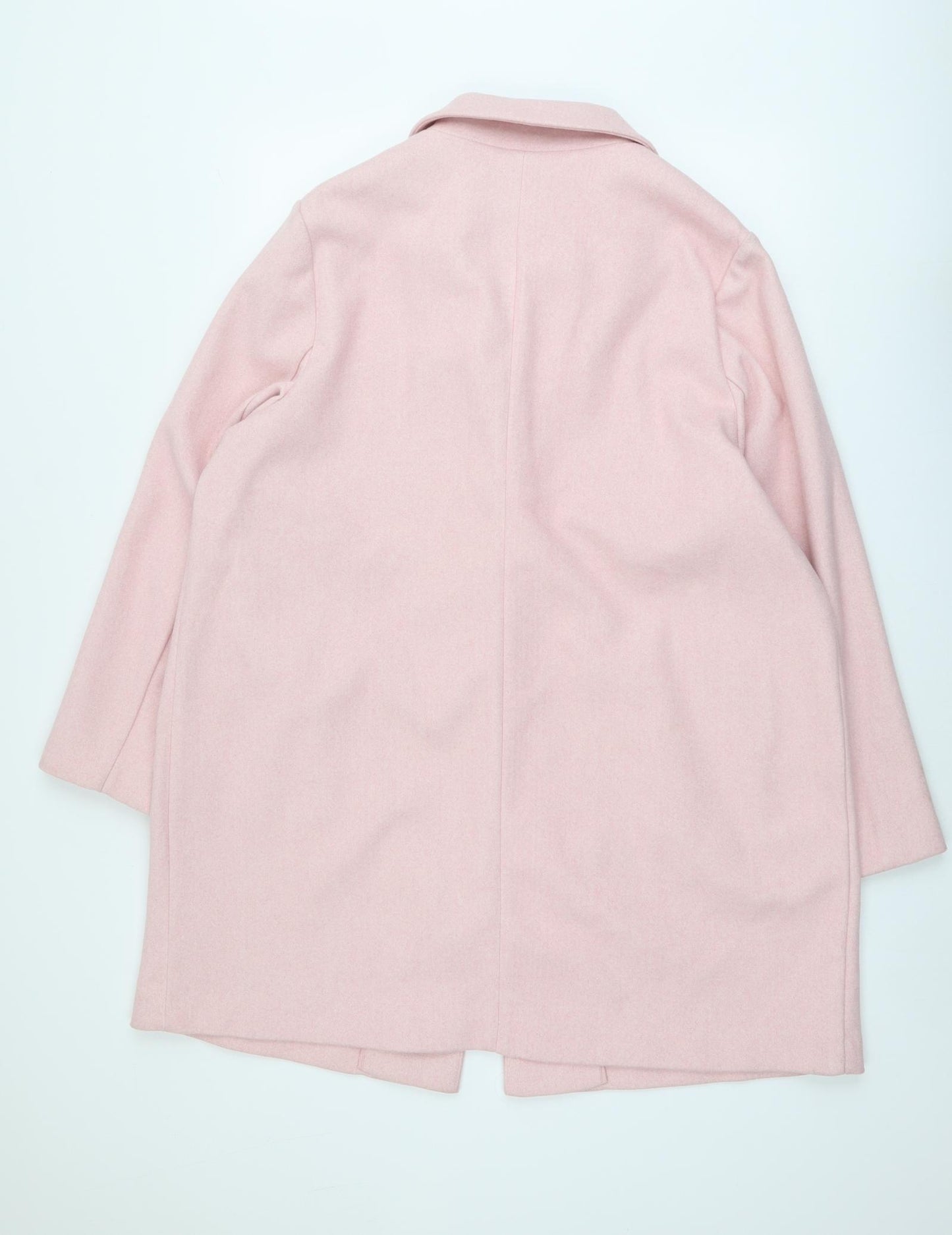 Marks and Spencer Womens Pink Jacket Blazer Size 20 Button