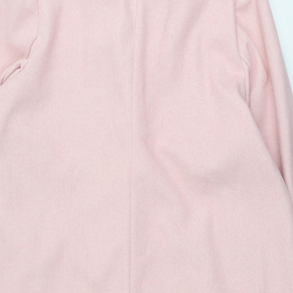 Marks and Spencer Womens Pink Jacket Blazer Size 20 Button