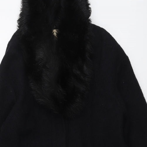 H&M Womens Black Jacket Size 8 Button