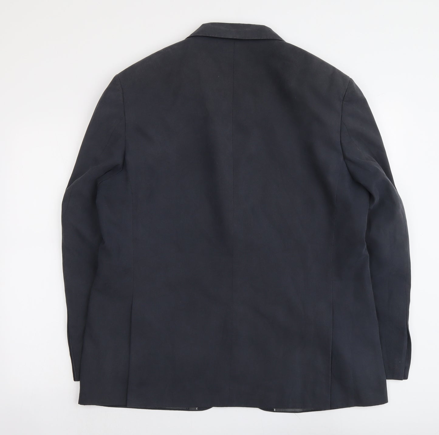 Marks and Spencer Mens Blue Polyester Jacket Suit Jacket Size 44 Regular