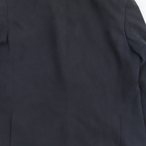 Marks and Spencer Mens Blue Polyester Jacket Suit Jacket Size 44 Regular