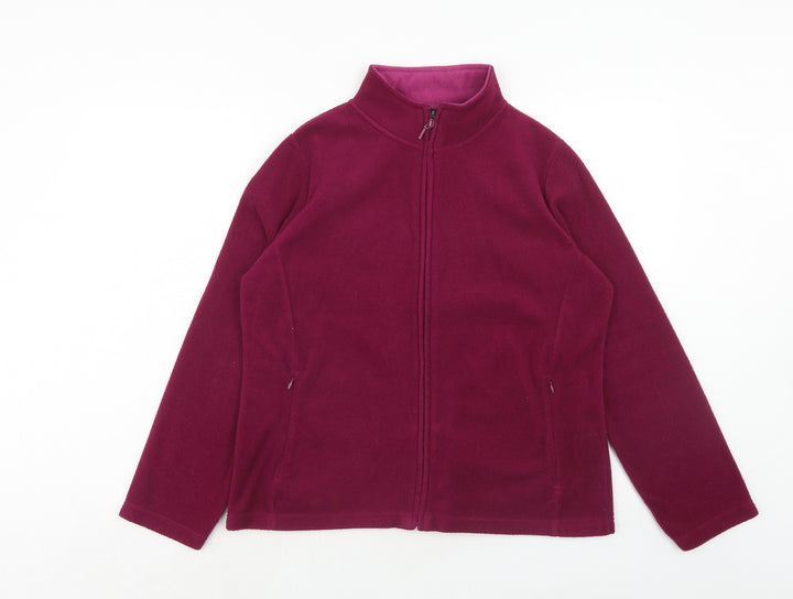 EWM Womens Purple Jacket Size M Zip