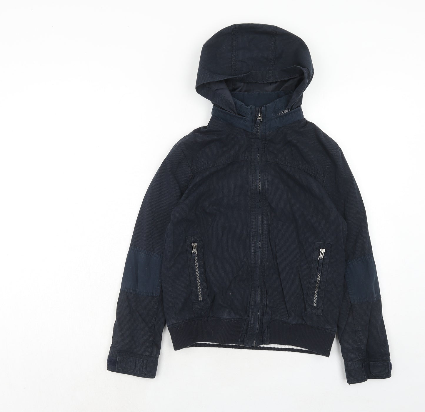 Marks and Spencer Boys Blue Basic Jacket Jacket Size 11-12 Years Zip
