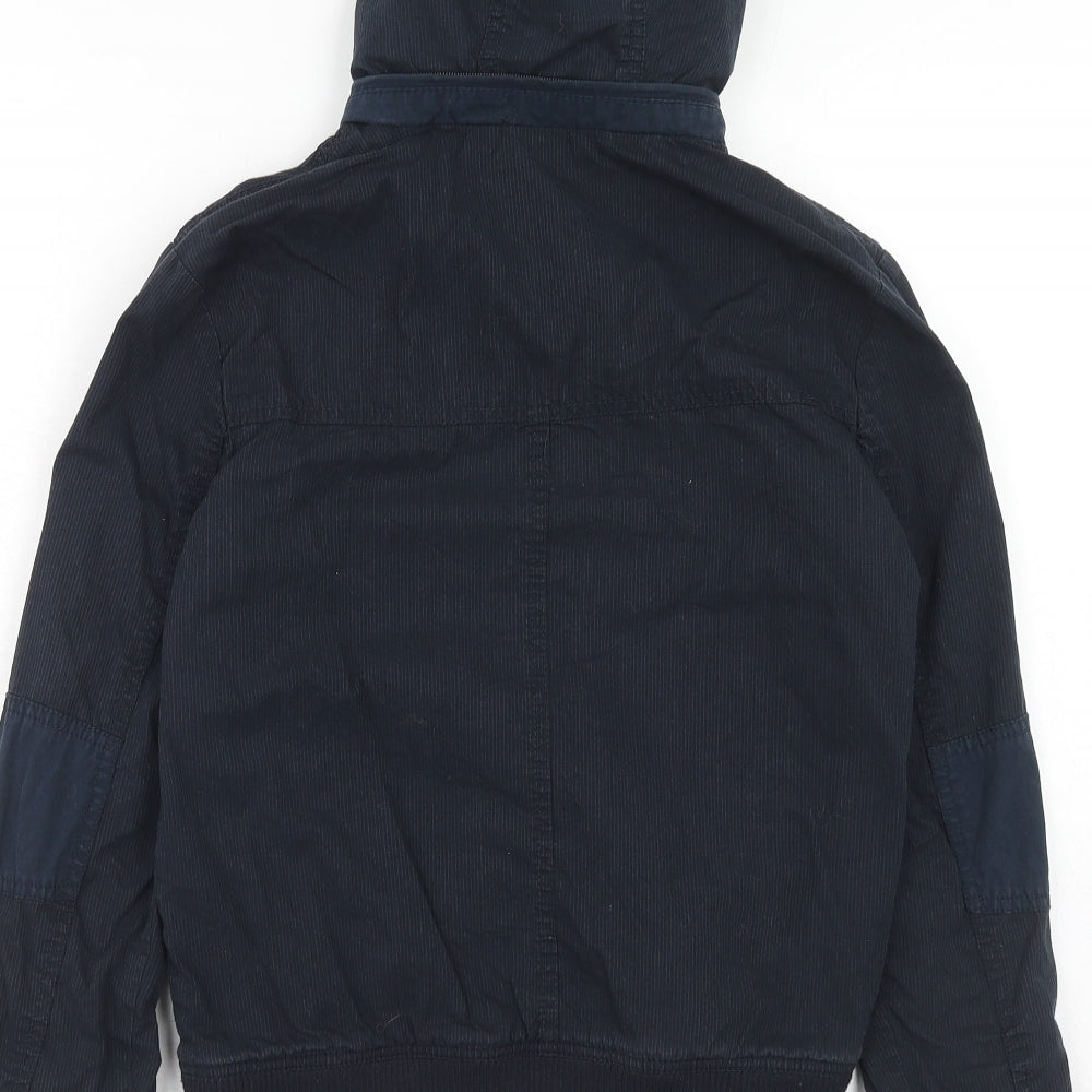 Marks and Spencer Boys Blue Basic Jacket Jacket Size 11-12 Years Zip