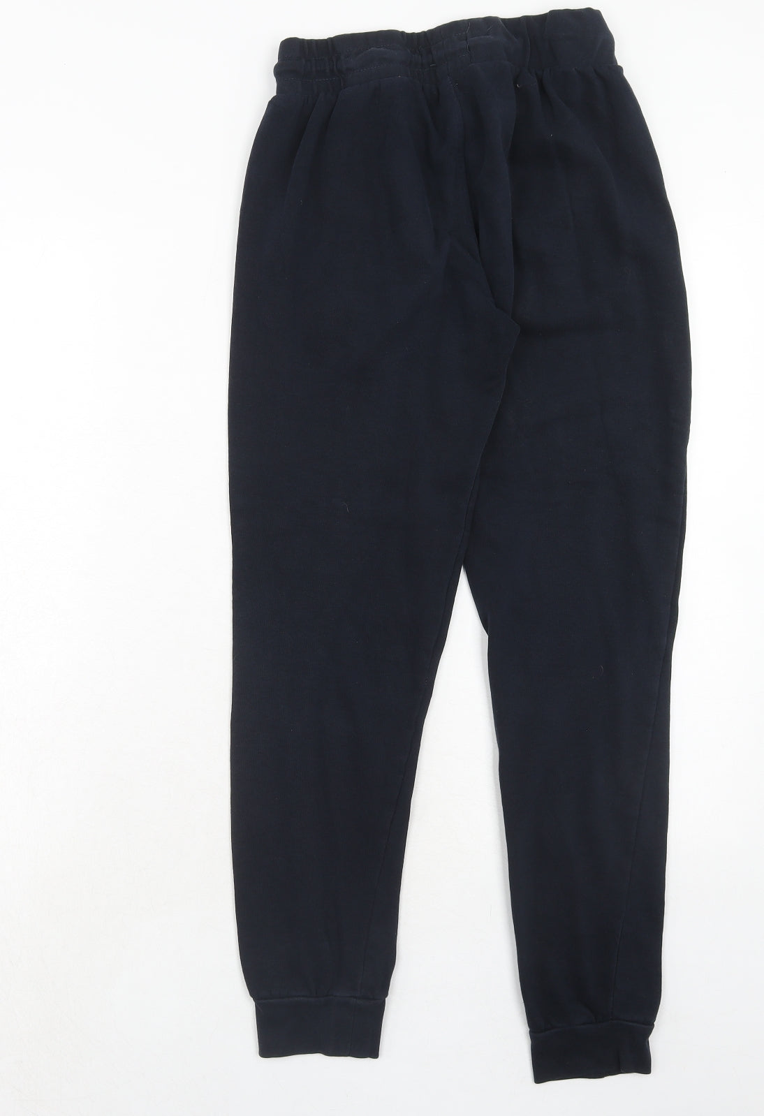 Brave Soul Mens Blue Cotton Jogger Trousers Size S Regular Drawstring