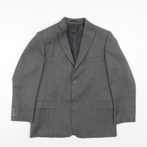 cenario Womens Grey Polyester Jacket Suit Jacket Size M