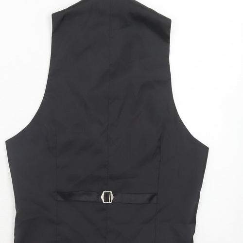 OneSix5ive Mens Blue Polyester Jacket Suit Waistcoat Size 38 Regular