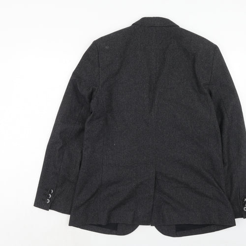Gap Mens Grey Wool Jacket Suit Jacket Size 38 Regular