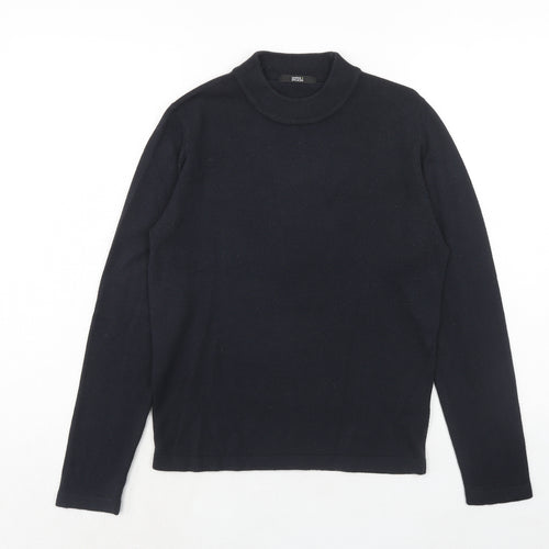 Marks and Spencer Womens Blue Round Neck Acrylic Pullover Jumper Size 10