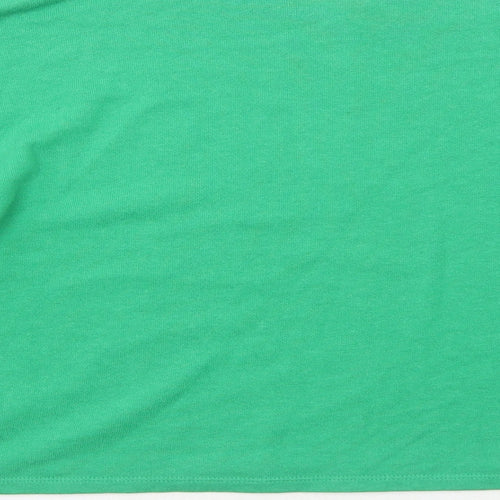 H&M Womens Green Cotton Pullover Sweatshirt Size XS Pullover