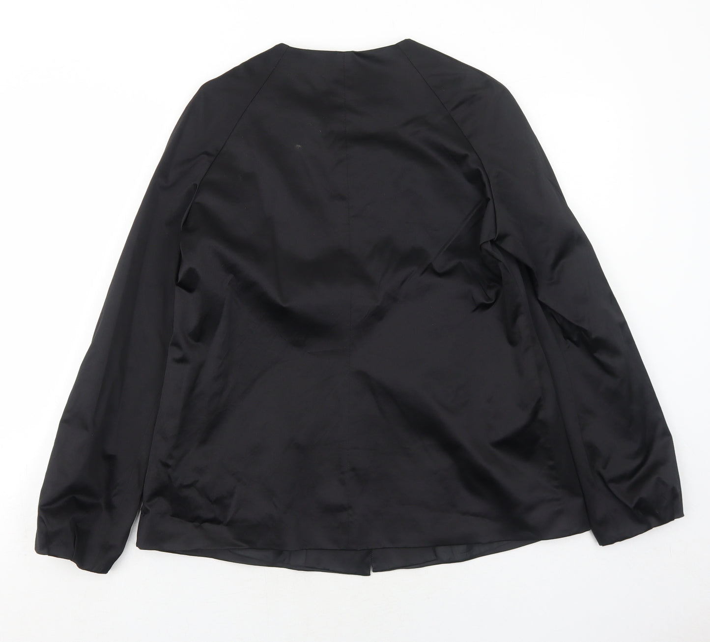 Susan Berman Womens Black Jacket Size 12 Button