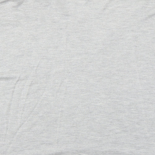 Marks and Spencer Womens Grey V-Neck Acrylic Pullover Jumper Size XL